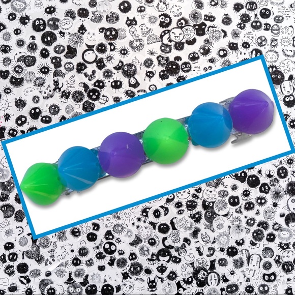Neon Spike Hair Clip - Picture 2 of 5